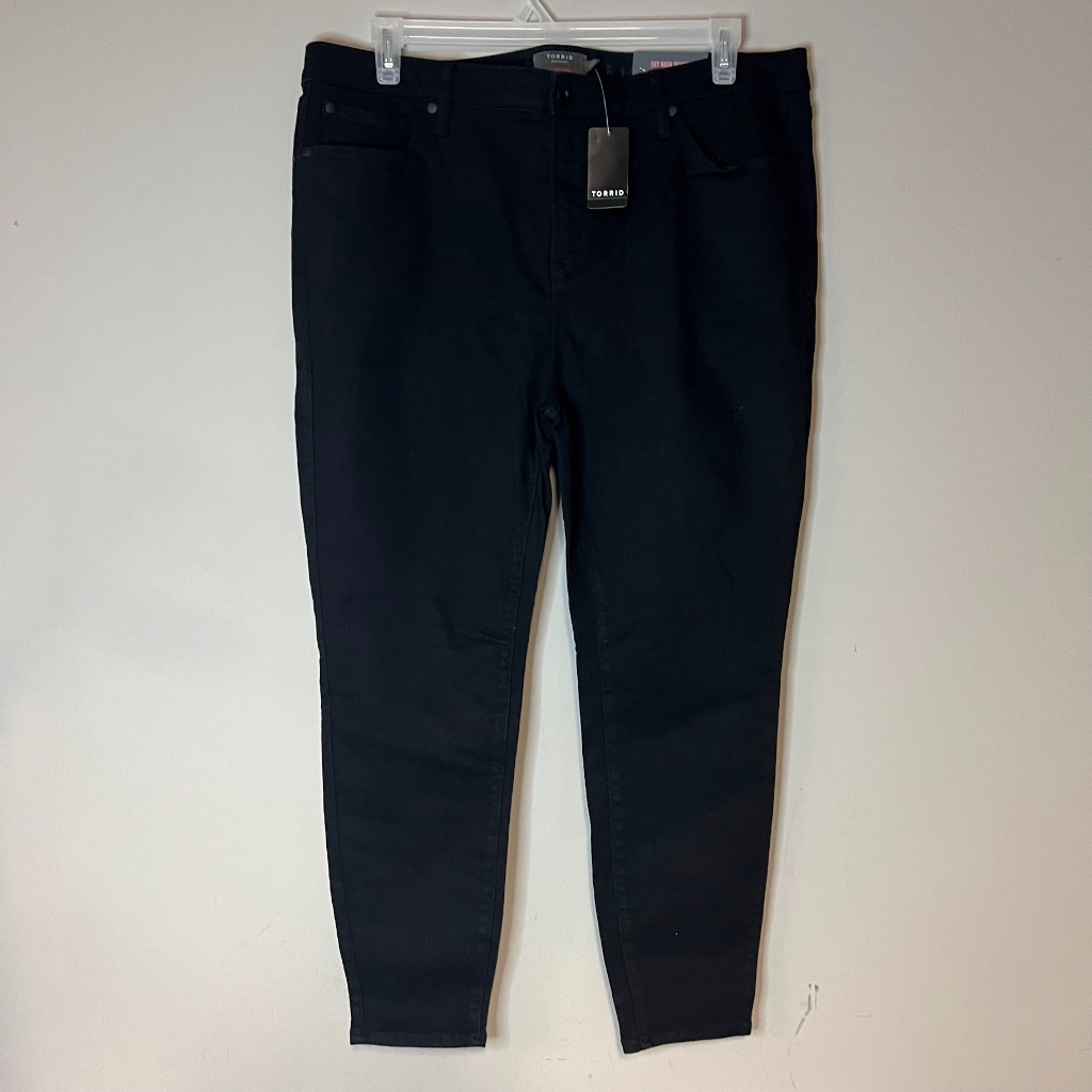 Nwt Torrid Sky High Skinny Black Jeans High Waist